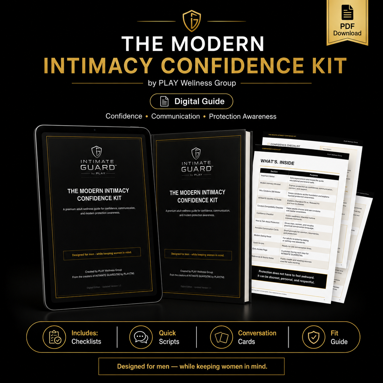 The Modern Intimacy Confidence Kit by PLAY™